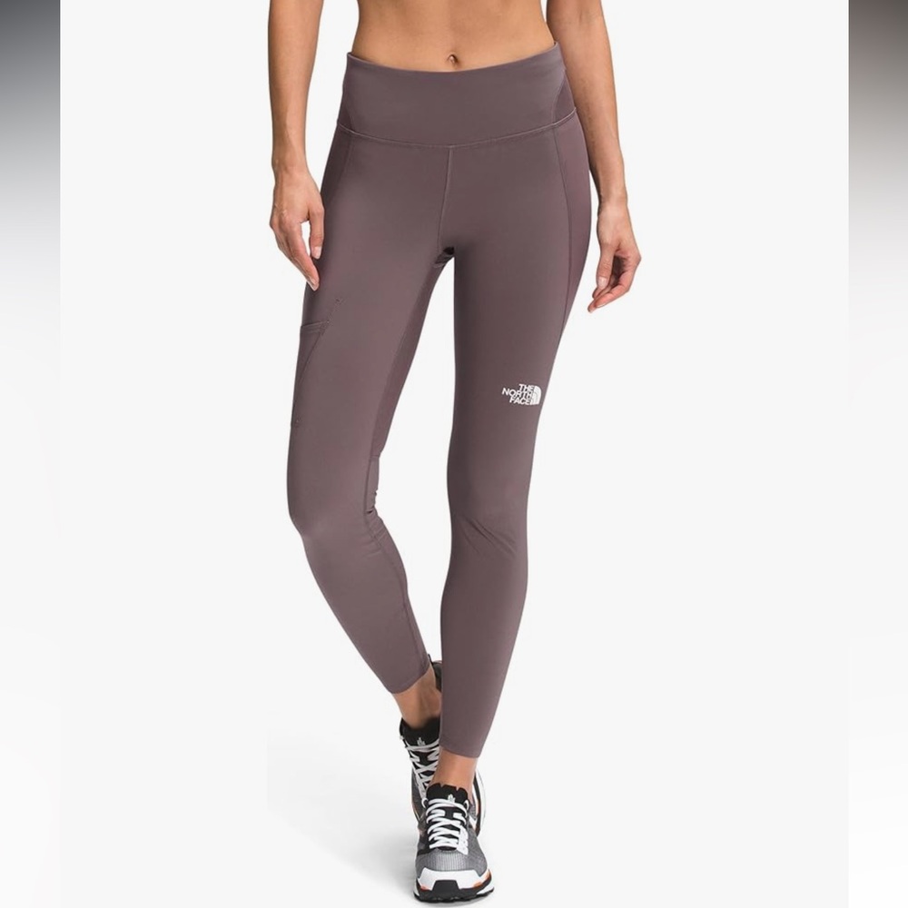 The North Face NWT Women's High-Waisted Leggings - Brown/purple.